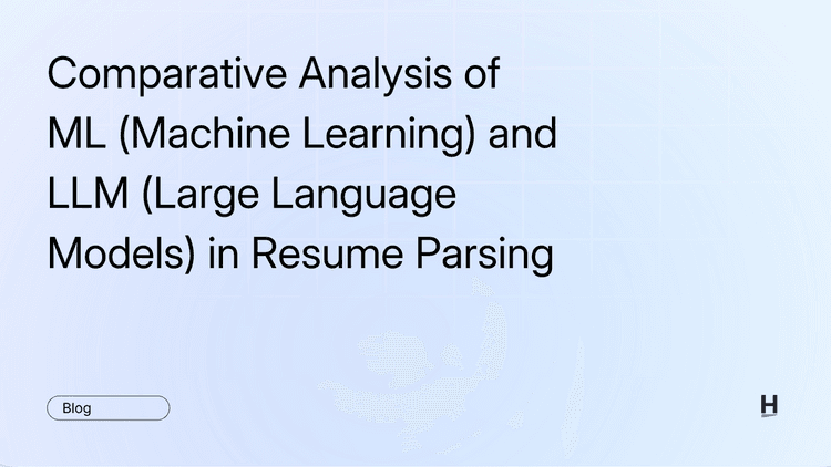 Comparative Analysis of ML (Machine Learning) and LLM (Large Language Models) in Resume Parsing